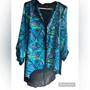 Nicole Miller blouse Lg